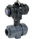 C200 - PVC-U - Ball valve with plastic pneumatic actuator EPDM gaskets
