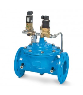 Electric controlled tank filling valves