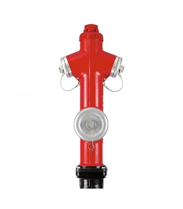 Pillar fire hydrants with apparent outlets (German standard)