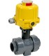 CL1 - PVC-U - Ball valve with electric actuator from DN65 to DN100