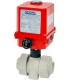 C200 - PP - Ball valve with electric actuator from DN15 to DN50
