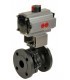 752 - Split-body carbon steel flanged ball valve double acting