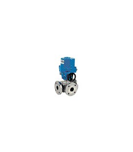 786 T - 3 way stainless steel flanged ball valve NA09 X