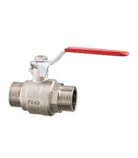 1572-Lever operated ball valve M-M full flow