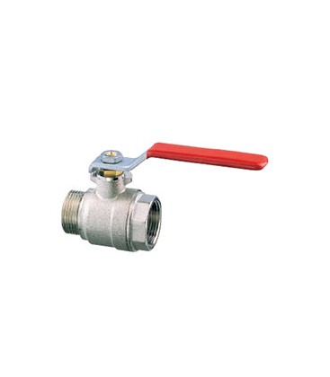 1576-Lever operated ball valve M-F full flow