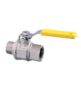 1855-Lever operated ball valve M-F - full flow 2000 series