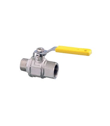 1855-Lever operated ball valve M-F - full flow 2000 series