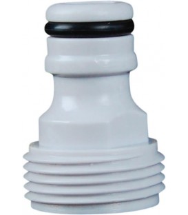 ABS PLASTIC MALE COUPLING 3/4"