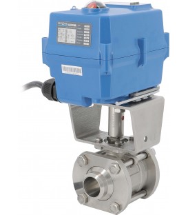 TCR0 ELITR Electric actuated stainless steel ball valve with reduced bore