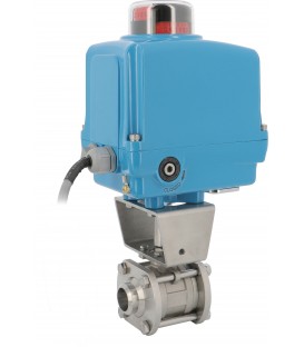 SA05-SCP ELITR Electric actuated stainless steel ball valve with reduced bore