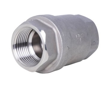 Stainless steel spring check valve metal seat 3291 BSP