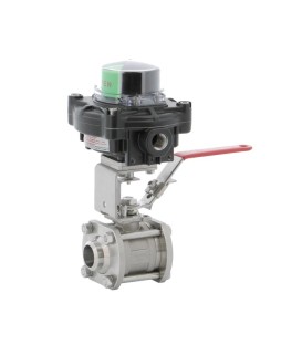 ELIT - Ball valve  with SK limit switch box