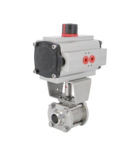 ELIT - Pneumatic actuated stainless steel ball valve