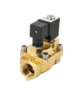 PU 225-H Brass solenoid valves normally closed - High pressure