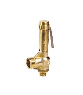 2851 - Brass - Pipe outlet & lever