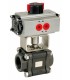 702 - 3 piece carbon steel ball valve double acting