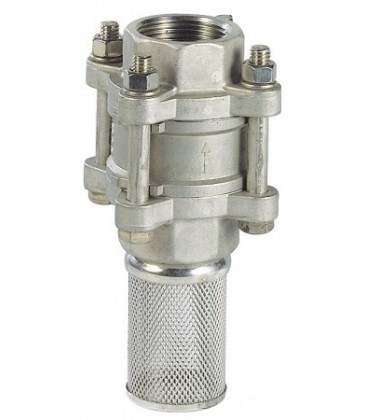 383 - Foot valve - With F316 strainer basket