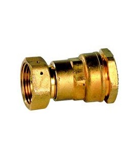 Brass fittings for polyethylene pipes